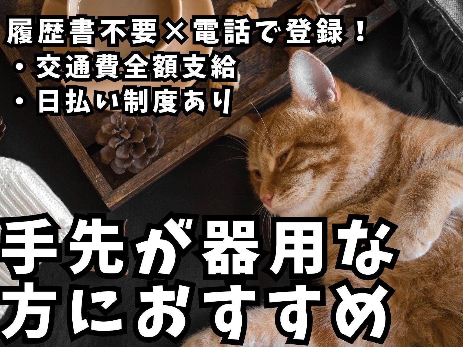 ＜日勤・残業少なめ・土日祝休＞小さくて軽い部品の組立／初日現金1万のボーナス イメージ1