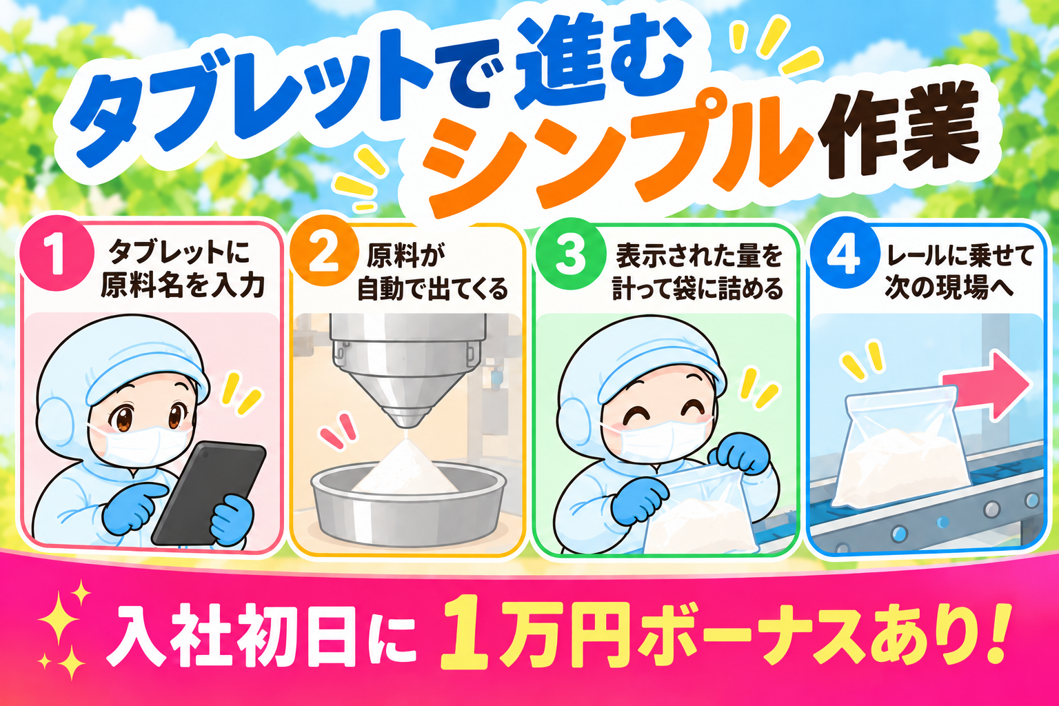 兵庫県神崎郡／残業なし・土日祝休み／キレイな工場でカンタンな軽作業 イメージ1