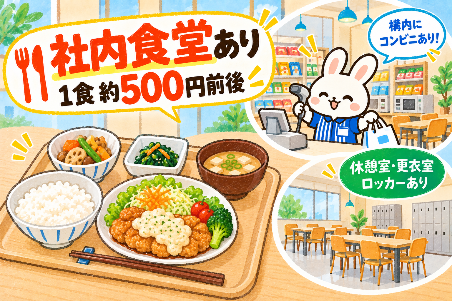 明石市魚住町／時給1600円／リフト作業・運搬／大手工場・コンビニ・食堂あり イメージ2