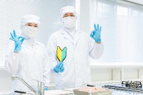 冷凍ピザ商品の袋破れチェック及び仕分け イメージ1