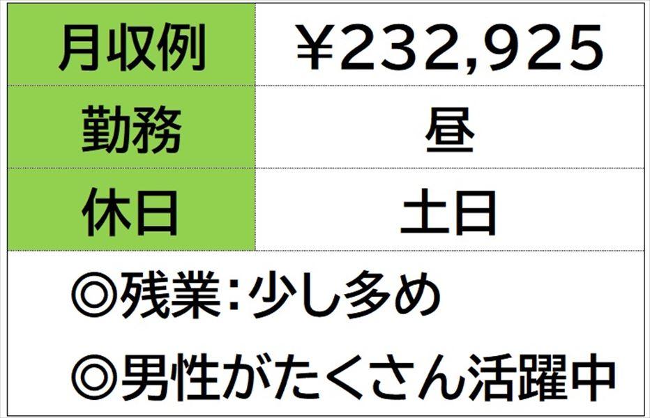 座り仕事　車の樹脂製センサーの検査　日勤　土日お休み イメージ1