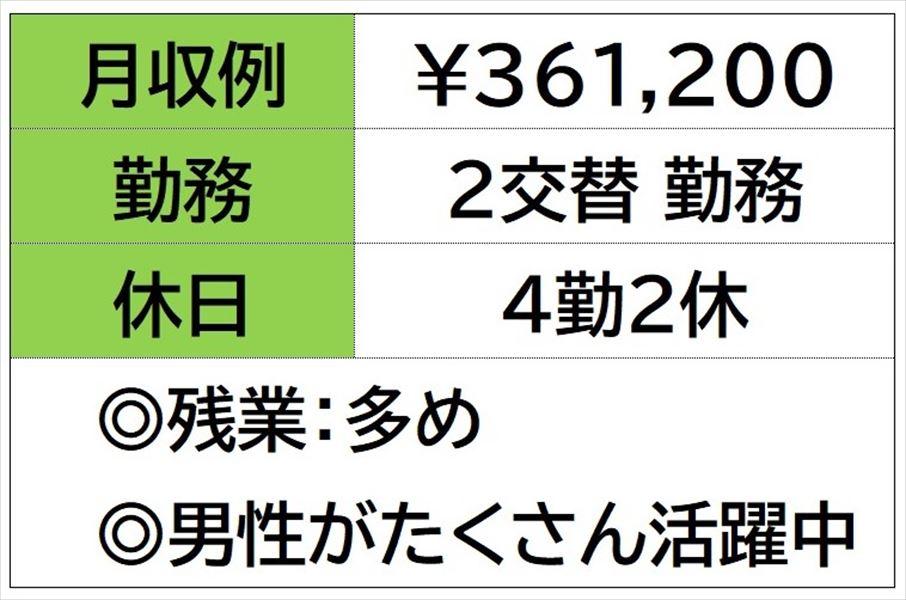 自動車部品のコーティングの機械オペレーター　２交替勤　４勤２休 イメージ1