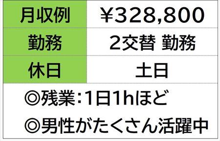 品質検査スタッフ　自動車シートを造る会社　２交替勤務　土日お休み イメージ1